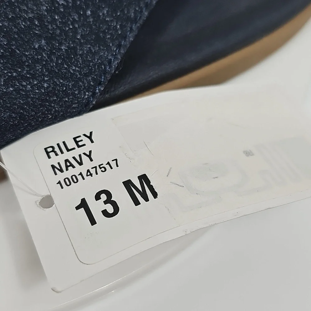 Club Room Riley Flip Flop Sandals Navy Comfort Thong Slides 13M NWT Beach Resort